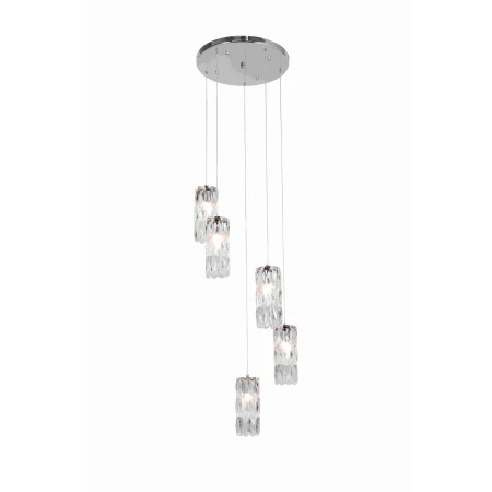 5076-5CR CHROME+CLEAR (1) Люстра NW # 