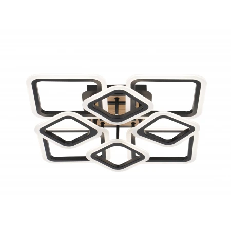 3307/4+4 BLACK+WOOD (1) Люстра RL 