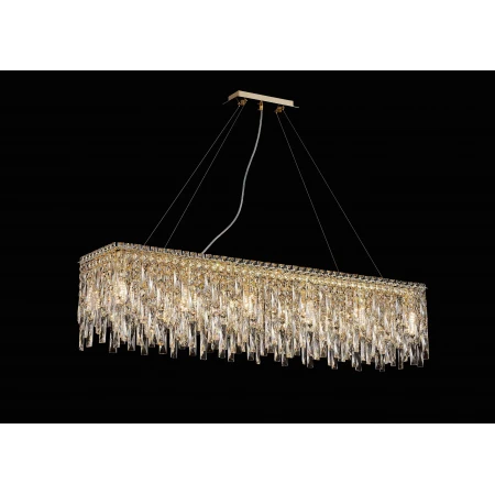 F52-L1200*W280*H270(1200) H GOLD (1) Люстра (в 2-х коробках) NW 