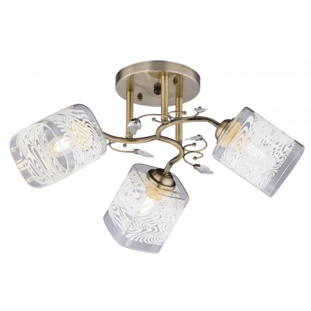 07146/3 BRONZE (2) Люстра (RL) 