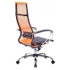 Кресло офисное Комплект 7, оранжевый, черный, ткань
