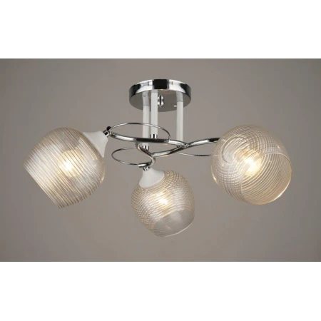 ВР-C1376/3 CR+WT (6) светильник потолочный [01095041] - Эконом класс люстры