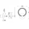 Бра SF7023/1W-SGD LANCIANO