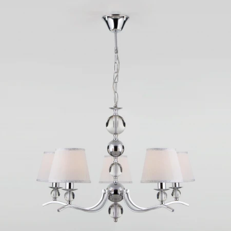 Классическая подвесная люстра Eurosvet 60097/5 хром