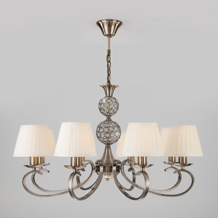 Классическая подвесная люстра Eurosvet 60089/8 античная бронза