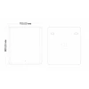 Зеркало настенное с подсветкой (70x80 см) Elegant AM-Ele-700-800-DS-F