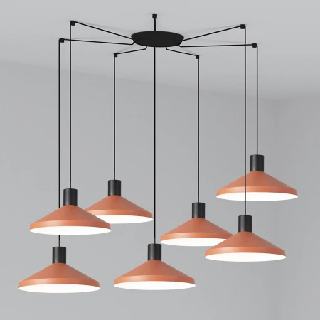 Светильник Faro Barcelona 68597-7L KOMBO TERRACOTTA