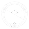 Потолочный светодиодный светильник Arlight SP-Rondo-R350-30W Warm3000 034810 Потолочный светодиодный светильник Arlight SP-Rondo-R350-30W Warm3000 034810