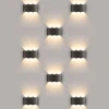 Уличный настенный светодиодный светильник Elektrostandard 1551 Techno Led черный 4690389068027