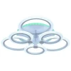 Потолочная светодиодная люстра Profit Light 8076/3+3 WHT