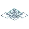 Потолочная светодиодная люстра Profit Light 8050/6 CHR
