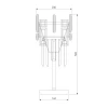 Настольная лампа Bogates Lago 01108/1 Strotskis