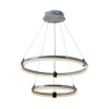 Подвесная светодиодная люстра Profit Light 6043/2 WHT+CHR