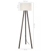 Торшер Toplight Posy TL1617S-01WG