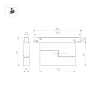 Трековый светодиодный светильник Arlight MAG-ORIENT-FLAT-FOLD-S195-6W Warm3000 035854(1) Трековый светодиодный светильник Arlight MAG-ORIENT-FLAT-FOLD-S195-6W Warm3000 035854(1)