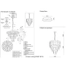Подвесная люстра Crystal Lux Point SP19