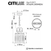 Подвесной светильник Citilux Инга CL335111