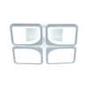 Потолочный светодиодный светильник Escada Square 10220/4LED 61W