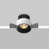 Встраиваемый светодиодный светильник Maytoni Round DL058-7W3K-TRS-B
