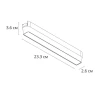 Трековый светодиодный светильник Arte Lamp Rapid A1153PL-1WH