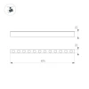 Трековый светодиодный светильник Arlight Mag-Dots-25-L400-12W Day4000 046325 Трековый светодиодный светильник Arlight Mag-Dots-25-L400-12W Day4000 046325