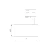 Трековый светодиодный светильник Arlight LGD-Calipso-4TR-R85-30W Day4000-Mix 046737