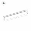 Трековый светодиодный светильник Arlight Mag-Laser-45-L320-12W Day4000 046525 Трековый светодиодный светильник Arlight Mag-Laser-45-L320-12W Day4000 046525