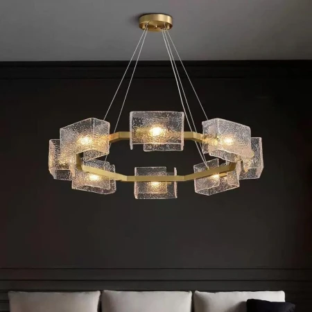 Люстра подвесная Alfa Light F3224-104 D900 E14*8
