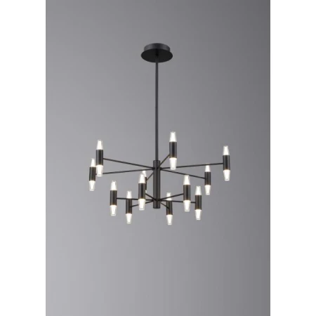 Люстра подвесная Alfa Light F3024-54 BLACK