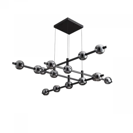 Люстра подвесная Alfa Light F3024-17 SMOKE