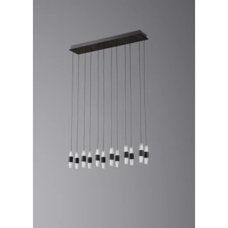 Люстра подвесная Alfa Light F3024-48 BLACK