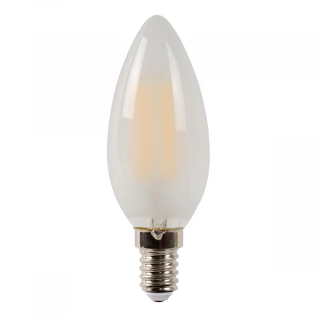 Лампа светодиодная диммируемая Lucide E14 4W 2700K матовая 49023/04/67