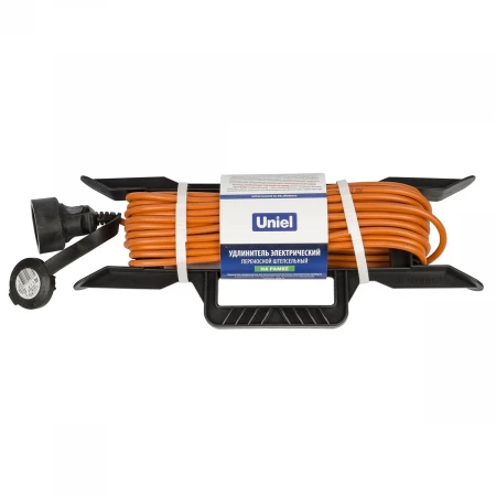 Удлинитель Uniel 1гн х 30м б/з UG /UCK-1N/2x0,75/30M/F IP44 Orange UL-00009866