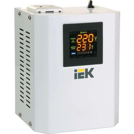 Стабилизатор напряжения настенный BOILER 0,5кВА IEK IVS24-1-00500