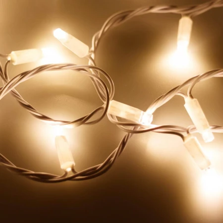 Уличная светодиодная гирлянда Ardecoled нить 230V теплый белый ARD-String-Classic-10000-White-100Led-Std Warm 025809