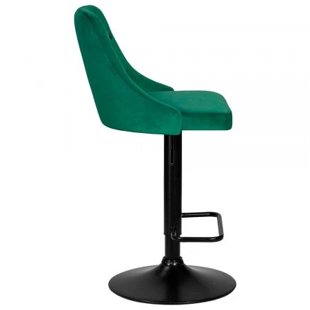 Стул барный DOBRIN JOSEPH BLACK (зеленый велюр (MJ9-88)) 5021_BlackBase-LM JOSEPH BLACK