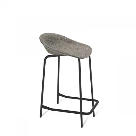 Полубарный стул Sheffilton SHT-ST19-SF1/S29-1 коричневый сахар/черный муар 4354045901