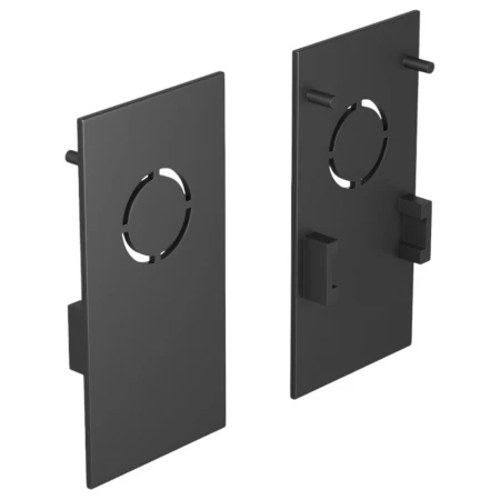 Заглушка Hesby Lighting ElDeko для накладного шинопровода, чёрная, 2 шт HSBL_0057