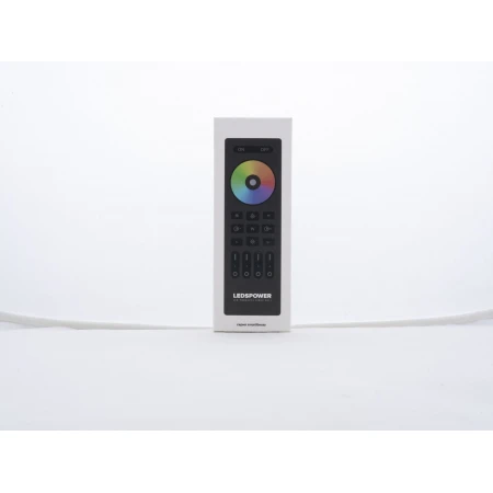 Пульт LEDS POWER RGB/RGBW/RGBCCT на 4 зоны RC03RFB черный 006550