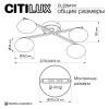 Потолочная светодиодная люстра Citilux Atman Smart CL226A141