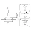 Встраиваемый светильник Ambrella Light Techno Spot Standard Tech TN102722
