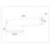 Трековый светодиодный светильник Ambrella Light Track System Magnetic 220V GL1381