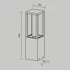 Ландшафтный светодиодный светильник Maytoni Outdoor Expo O480FL-L12B3K