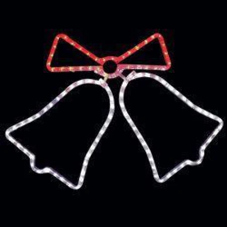 Световая фигура 230v 3м led белый + красный, 24 led/1м,  3.6w, 20ma, с контроллером, ip 20, шнур 1.5м 0.75мм, lt014