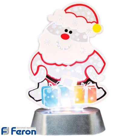 Световая фигура "санта клаус с подарками", lt096