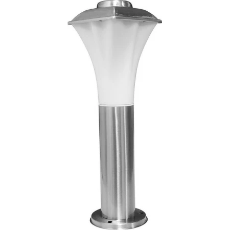 Светильник садово-парковый Feron DH0524, Техно столб, 18W E27 230V, серебро