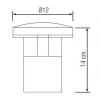 Садово-парковый светильник hl210l 5.5w led