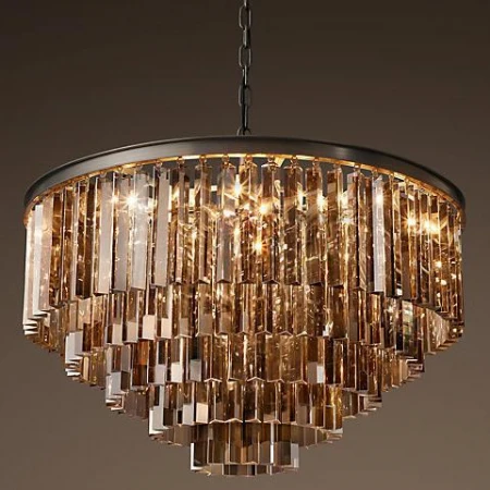 Светильник BLS 30335 1920s Odeon Glass Fringe Chandelier