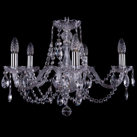 Хрустальная люстра Bohemia Ivele Crystal 1406/5/195/Ni