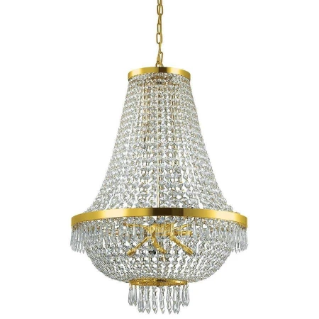 Хрустальная люстра Ideal Lux CAESAR SP12 ORO
